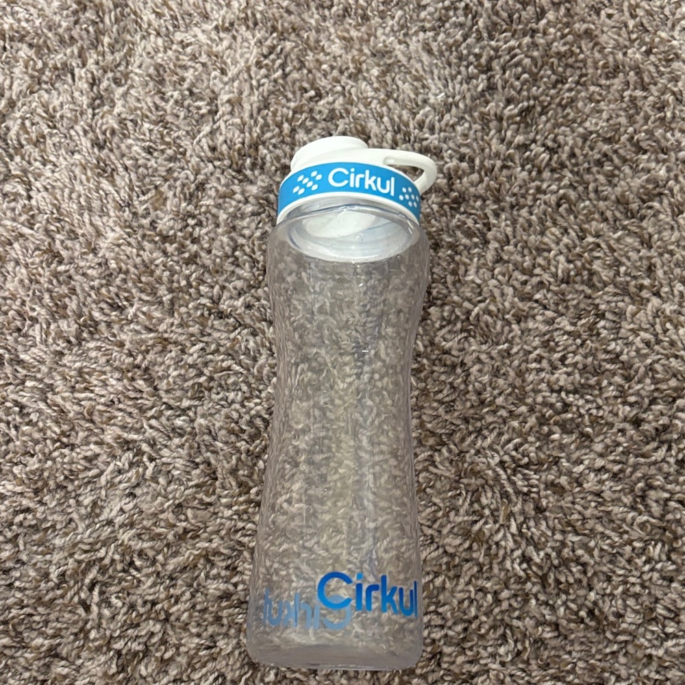 Cirkul Clear and Blue Water Bottle